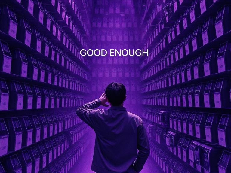 Embrace Good Enough